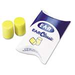 3M/COMMERCIAL TAPE DIV. EúAúR Classic Earplugs, Pillow Paks, Uncorded, PVC Foam, Yellow, 200 Pairs