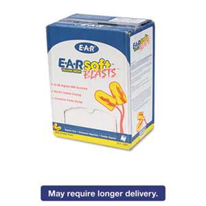 3M/COMMERCIAL TAPE DIV. EúAúRsoft Blasts Earplugs, Corded, Foam, Yellow Neon, 200 Pairs