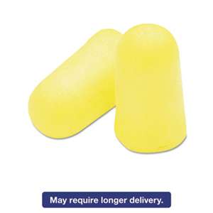 3M/COMMERCIAL TAPE DIV. EúAúR TaperFit 2 Self-Adjusting Earplugs, Uncorded, Foam, Yellow, 200 Pairs