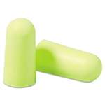 3M 3121250 E·A·Rsoft Yellow Neon Soft Foam Earplugs, Uncorded, Regular Size, 200 Pairs