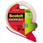 3M/COMMERCIAL TAPE DIV. Sure Start Packaging Tape w/Dispenser, 1.88" x 38.2 yards, 3" Core, Clear