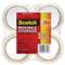 3M/COMMERCIAL TAPE DIV. Moving & Storage Tape, 1.88" x 54.6yds, 3" Core, Clear, 4 Rolls/Pack