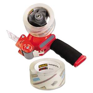 3M/COMMERCIAL TAPE DIV. Packaging Tape Dispenser with Two Rolls of Tape, 1.88" x 54.6yds
