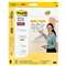 3M/COMMERCIAL TAPE DIV. Self Stick Wall Easel Primary Ruled Pad, 20w x 23h, White, 20 Sheets, 2/Pack