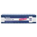 3M/COMMERCIAL TAPE DIV. Transparent Tape, 3/4" x 1000", 1" Core, Clear, 12/Pack