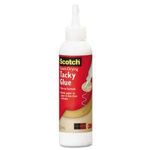 Scotch 6052B Quick-Drying Tacky Glue, 4 oz, Precision Tip