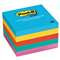 3M/COMMERCIAL TAPE DIV. Original Pads in Jaipur Colors, 3 x 3, 100-Sheet, 5/Pack