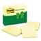 3M/COMMERCIAL TAPE DIV. Greener Note Pads, 4 x 6, Lined, Canary Yellow, 100-Sheet, 12/Pack