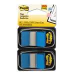 3M/COMMERCIAL TAPE DIV. Standard Page Flags in Dispenser, Blue, 100 Flags/Dispenser