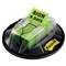 3M/COMMERCIAL TAPE DIV. Page Flags in Dispenser, "Sign & Date", Bright Green, 200 Flags/Dispenser