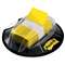 3M/COMMERCIAL TAPE DIV. Page Flags in Desk Grip Dispenser, 1 x 1 3/4, Yellow, 200/Dispenser