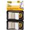 3M/COMMERCIAL TAPE DIV. Standard Page Flags in Dispenser, White, 100 Flags/Dispenser