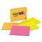 3M/COMMERCIAL TAPE DIV. Super Sticky Meeting Notes in Rio de Janeiro Colors, 8 x 6, 45-Sheet, 4/Pack