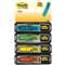 3M/COMMERCIAL TAPE DIV. Arrow Message 1/2" Page Flags, Sign & Date, 4 Bright Colors, 80 Flags/Pack