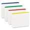 Lined Tabs, 1/5-Cut, Assorted Colors, 2" Wide, 24/Pack