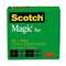 3M/COMMERCIAL TAPE DIV. Magic Tape, 1/2" x 1296", 1" Core, Clear