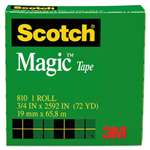 3M/COMMERCIAL TAPE DIV. Magic Tape, 3/4" x 2592", 3" Core, Clear