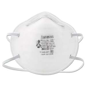 3M/COMMERCIAL TAPE DIV. N95 Particle Respirator 8200 Mask, 20/Box