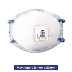 3M/COMMERCIAL TAPE DIV. Particulate Respirator 8577, P95, 10/Box
