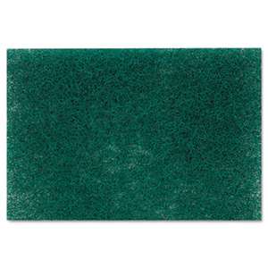3M/COMMERCIAL TAPE DIV. Commercial Heavy Duty Scouring Pad 86, 6" x 9", Green, 12/Pack, 3 Packs/Carton