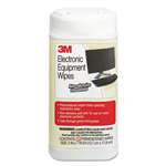 3M/COMMERCIAL TAPE DIV. Electronic Equipment Cleaning Wipes, 5 1/2 x 6 3/4, White, 80/Canister