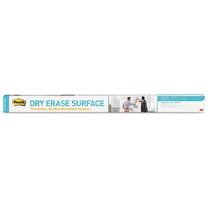 3M/COMMERCIAL TAPE DIV. Dry Erase Surface with Adhesive Backing, 96 x 48, White