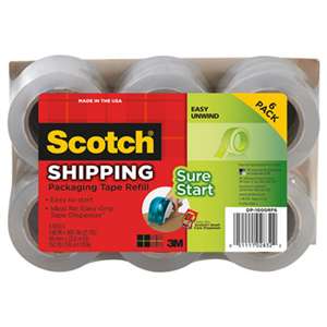 3M/COMMERCIAL TAPE DIV. Sure Start Refill Rolls for DP1000 Easy Grip Tape Dispenser, 1.88" x 900", 6/PK