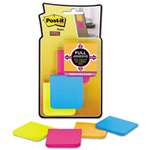 3M/COMMERCIAL TAPE DIV. Full Adhesive Notes, 2 x 2, Assorted Rio de Janeiro Colors, 25-Sheet, 8/Pack