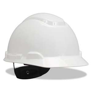 3M/COMMERCIAL TAPE DIV. H-700 Series Hard Hat with 4 Point Ratchet Suspension, White