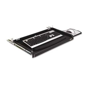 3M/COMMERCIAL TAPE DIV. Under Desk Keyboard Drawer, 23w x 14d, Black