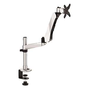3M/COMMERCIAL TAPE DIV. Single Monitor Arm Mount, 5 x 21 1/4, Silver