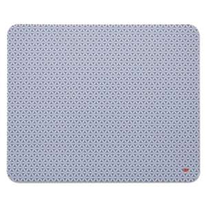 3M MP200PS Precise Mouse Pad, Nonskid Repositionable Adhesive Back, 8 1/2 x 7, Gray/Bitmap