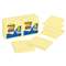 3M/COMMERCIAL TAPE DIV. Pop-up 3 x 3 Note Refill, Canary Yellow, 90-Sheet, 12/Pack