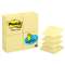 3M/COMMERCIAL TAPE DIV. Original Canary Yellow Pop-Up Refill, 3 x 3, 100-Sheet, 24/Pack