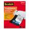 3M/COMMERCIAL TAPE DIV. Letter Size Thermal Laminating Pouches, 3 mil, 11 1/2 x 9, 50/Pack