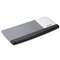 3M/COMMERCIAL TAPE DIV. Antimicrobial Gel Mouse Pad/Keyboard Wrist Rest Platform, Black/Silver