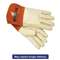 MCR SAFETY Mustang MIG/TIG Leather Welding Gloves, White/Russet, Large, 12 Pairs