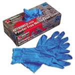 MCR SAFETY Nitri-Med Disposable Nitrile Gloves, Blue, X-Large, 100/Box