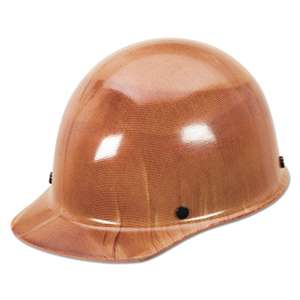 SAFETY WORKS Skullgard Protective Hard Hats, Pin-Lock Suspension, Size 6 1/2 - 8, Natural Tan