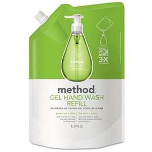 METHOD PRODUCTS INC. Gel Hand Wash Refill, Green Tea & Aloe, 34 oz Pouch