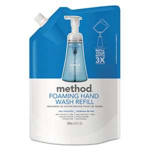 METHOD PRODUCTS INC. Foaming Hand Wash Refill, Sea Minerals, 28 oz Pouch