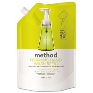 METHOD PRODUCTS INC. Foaming Hand Wash Refill, Lemon Mint, 28 oz Pouch