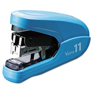 MAX USA CORP. Flat Clinch Light Effort Stapler, 35-Sheet Capacity, Blue