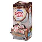 NESTLE Liquid Coffee Creamer, Caf‚ Mocha, 0.375 oz Cups, 50/Box