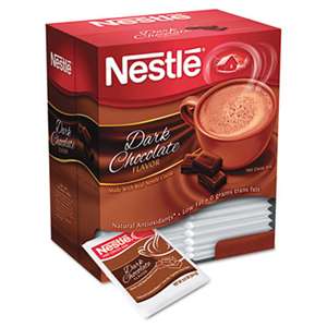 NESTLE Hot Cocoa Mix, Dark Chocolate, 0.71 oz, 50/Box