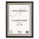 NuDell 11800 EZ Mount Document Frame/Accent, Plastic, 8 x 10, Black/Gold