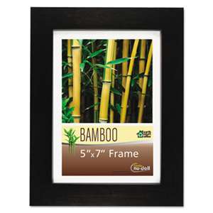 NU-DELL MANUFACTURING Bamboo Frame, 5 x 7, Black