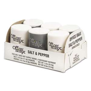 RAGOLD Mini Condiment Set, .4oz Salt, .17oz Pepper, Six-Shaker Set