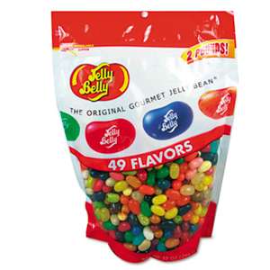 JELLY BELLY CANDY COMPANY Candy, 49 Assorted Flavors, 2lb Bag