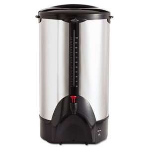 ORIGINAL GOURMET FOOD COMPANY 100-Cup Percolating Urn, Stainless Steel